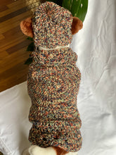 Load image into Gallery viewer, Cocoon Cardigan Dog Sweater and Hat
