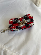 Load image into Gallery viewer, Red, Black and Gray Sweater and Matching Poo Bag Holder