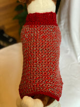Load image into Gallery viewer, Red and Gray Christmas Sweater