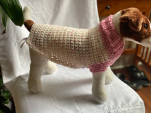 Load image into Gallery viewer, Pink Polka Dot Dog Sweater