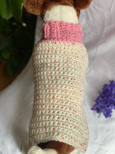 Load image into Gallery viewer, Pink Polka Dot Dog Sweater