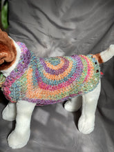 Load image into Gallery viewer, Tie Dyed Cocoon Cardigan Poncho Sweater