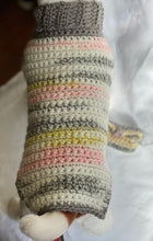 Load image into Gallery viewer, Gray, Pink and Yellow Sweater