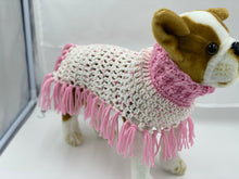 Load image into Gallery viewer, Pink and White Polka Dot Poncho