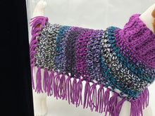 Load image into Gallery viewer, Purple Dog Poncho/Sweater