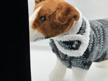 Load image into Gallery viewer, Plaid Dog Sweater with Matching Scarf