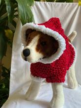 Load image into Gallery viewer, Christmas Dog Sweater with Hood