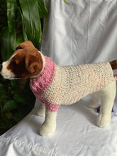 Load image into Gallery viewer, Pink Polka Dot Dog Sweater
