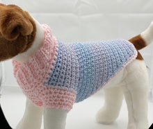 Load image into Gallery viewer, Pink and Blue Dog Sweater
