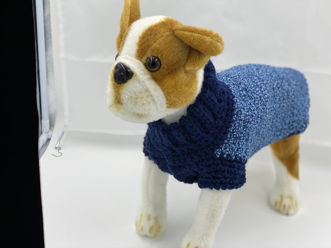 Dark and Light Blue Sweater