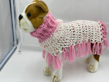 Load image into Gallery viewer, Pink and White Polka Dot Poncho
