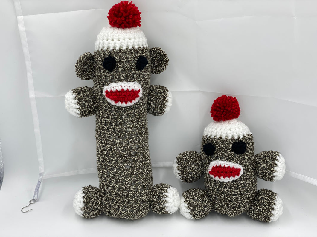 Sock Monkey Dog Toy