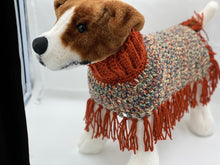 Load image into Gallery viewer, Terracotta Spice Dog Poncho/Sweater
