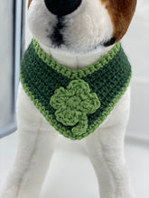 Load image into Gallery viewer, St Patrick’s Day Shamrock Dog Collar/Scarf
