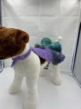 Load image into Gallery viewer, Purple and Teal Summer Halter Dog Dress
