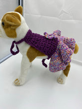 Load image into Gallery viewer, Summer Purple Halter Dog Dress
